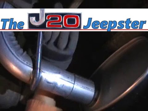 Simple Walker cat back exhaust install on 99 Jeep Cherokee