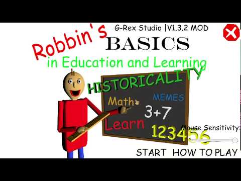 Baldi Robbin's Basics Mod