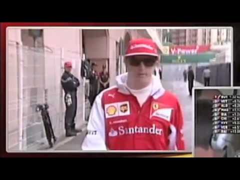 Kimi during FP2 Monaco - 22/05/2014