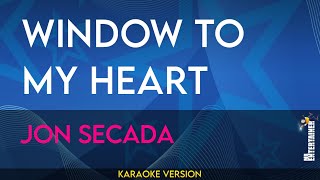 Window To My Heart - Jon Secada (KARAOKE)