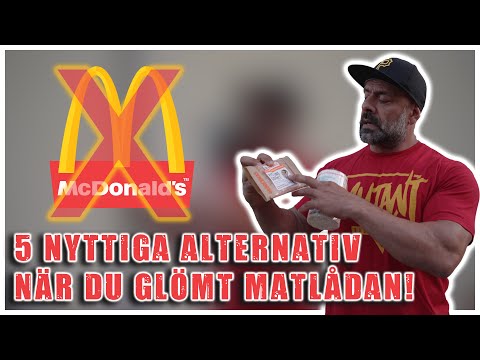 SÅ GÖR DU ENKEL OCH SNABB FITNESSMAT - Mina fem bästa tips på fitnessmat när du glömt matlådan!