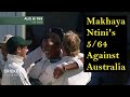 Makhaya Ntini S 5 64 Against Australia In Perth In 2005