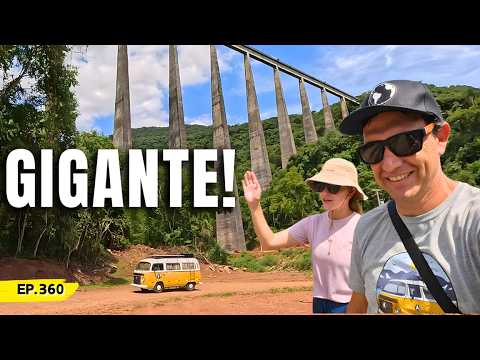 Subimos o MAIOR Viaduto das Américas e fica no Brasil: Viaduto 13 | Viajando de Kombihome | Ep.360