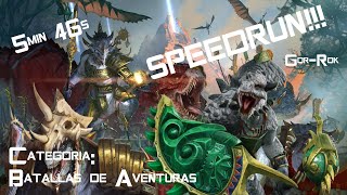 Warhammer 2 SPEEDRUN Gor-Rok Aventura El Escudo de las Eras/Quest Battle The Shield of Aeons - 5m46s
