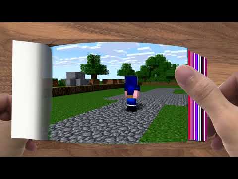 FLIPBOOK  Monster School  Fighting Clash Royale   Minecraft Animation004