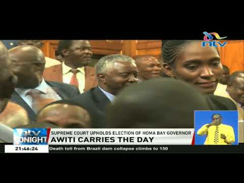 Supreme Court upholds election of Homa Bay governor