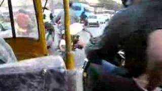 preview picture of video 'autorickshaw ride through hyderabad, india'