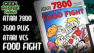 Food Fight 7800 | Atari VCS Review | New For Atari 2600 Plus |