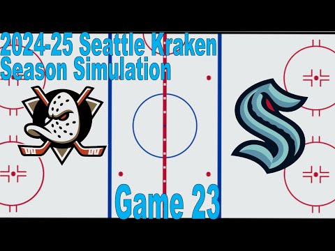 2024-25 Seattle Kraken Simulation: Game 23 - Anaheim Ducks vs. Seattle Kraken