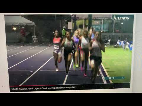 USATF JOs Pentathlon 800m 11-12 girls 2021