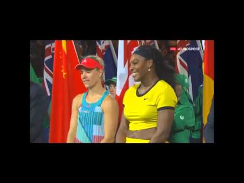 Australian Open 2016 - Damenfinale - Matchball + Siegerehrung GERMAN