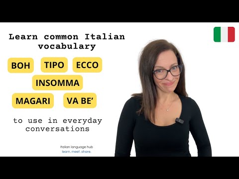 6 Super common Italian words for everyday Italian conversations #learnitalian