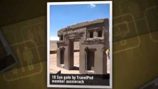 preview picture of video 'Tihuanaco ruins Aussierach's photos around Tihuanaco, Bolivia (elephant head ruins in bolivia)'