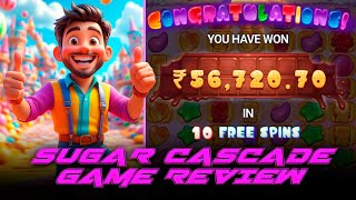 Megapari Sugar Cascade New Game Review and Big Win! Sugar Cascade Slot Gameplay! Megapari Promo Code