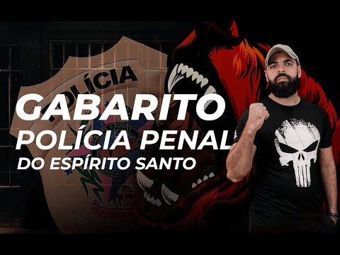 Unofficial Answer Key for the Espírito Santo Penitentiary Police Exam – Live Exam Resolution!