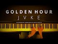 GOLDEN HOUR Piano Cover But It Sounds Like 3 HANDS Playing JVKE