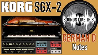 Video thumbnail for Korg SGX-2 | German D Grand Piano | Sounds Like This (Notes) by Sounds Like This