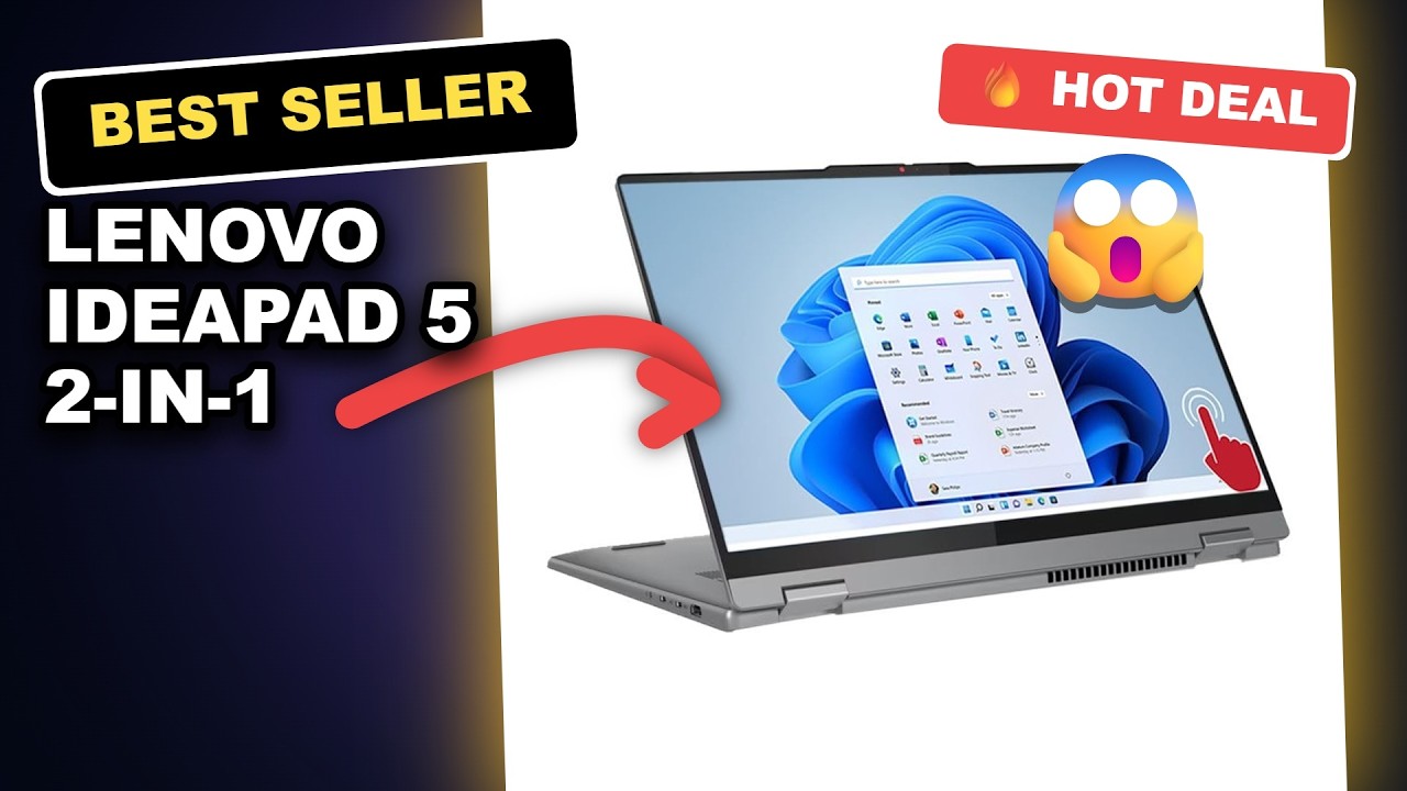 Lenovo IdeaPad 5 2-in-1 Review: Is This 16" Touchscreen Laptop Worth It? review video