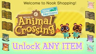 How to UNLOCK NEW & RARE ITEMS - Animal Crossing: New Horizons