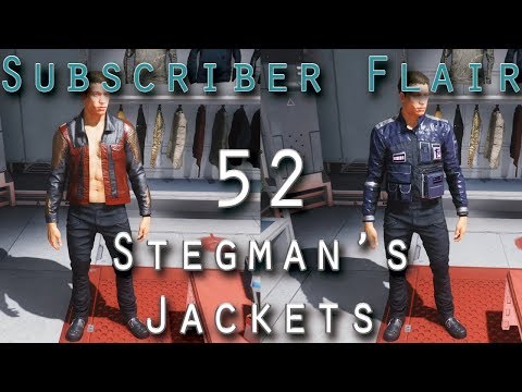52 Stegman Cordimon and Indvest Jackets (Star Citizen Subscriber Flair)