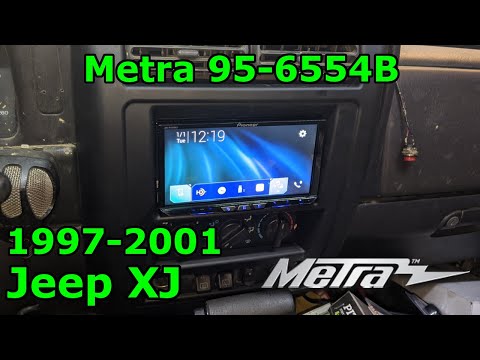 1997-2001 Jeep Cherokee XJ | Pioneer AVH-W4500NEX Double DIN Install | Metra 95-6554B