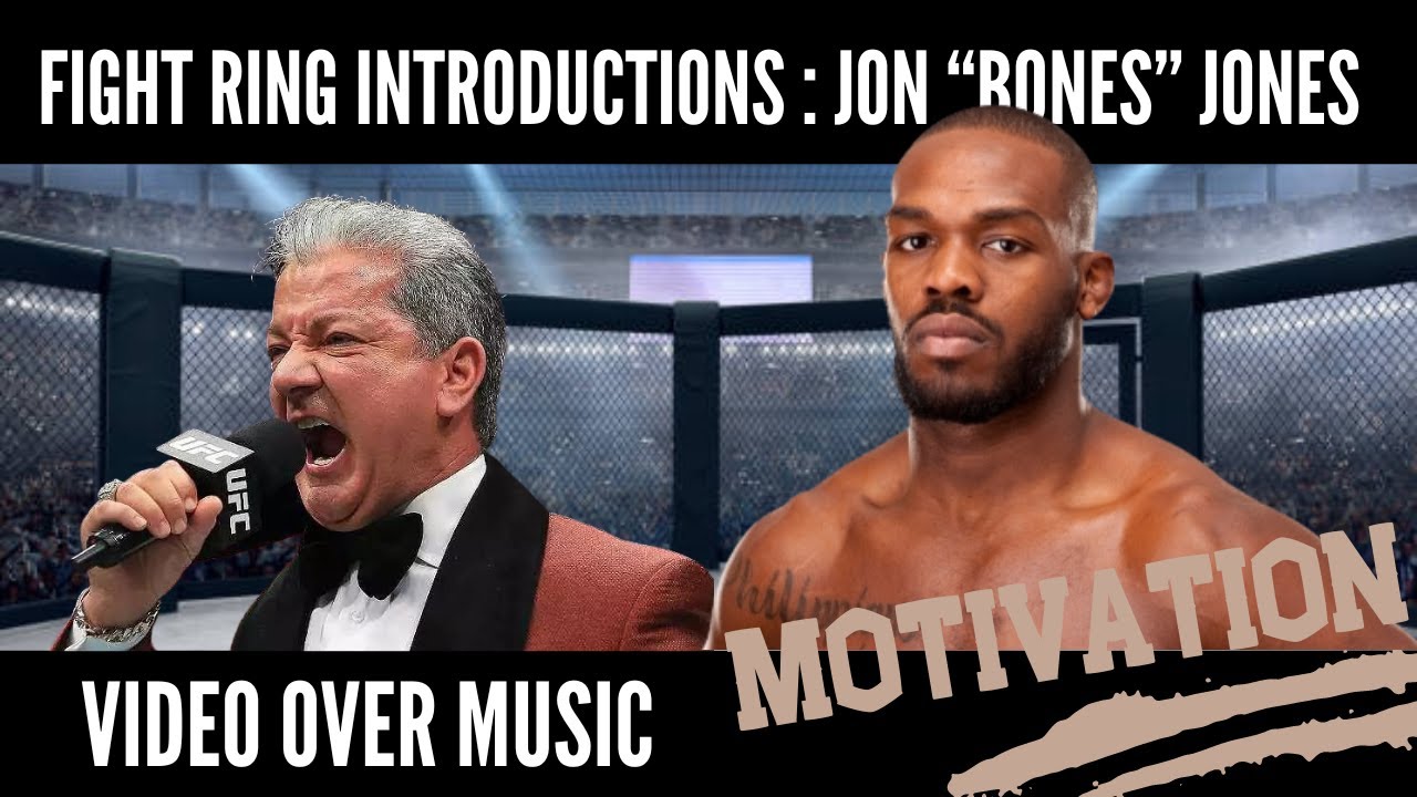 Fight Ring Introductions- Jon Jones