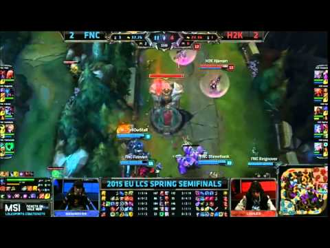Fnatic Reignover Rek Sai VS H2k Ryu Zed Game 5 Highlights   2015 EU LCS Spring semifinal   YouTube