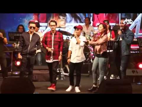 Mengintai dari tirai kamar - aiman tino , khai bahar , suffian suhaimi dan tajul(konsert fantastic4)