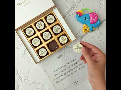 ChocoCraft's Birth Announcement Gifts: Celebrate with Elegance with Complimentary Delivery in India