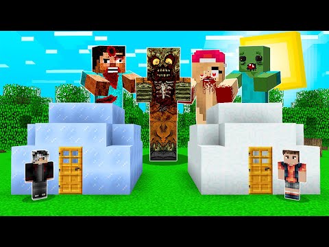 ZOMBİ ÇETESİ VS EV! 😱 - Minecraft