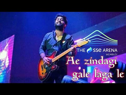 Ae Zindagi gale laga le live - Arijit singh Live at the sse Arena Wembley London 2018