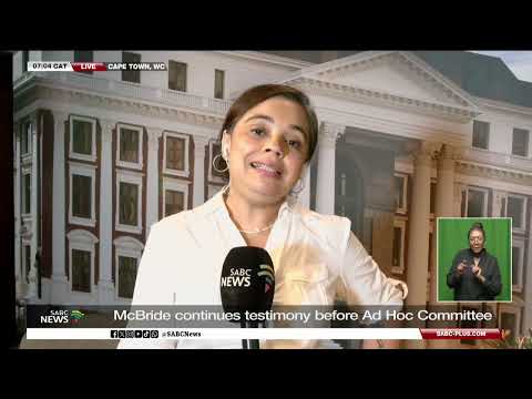 Ad Hoc Committee | Abra Barbier on Robert McBride's testimony