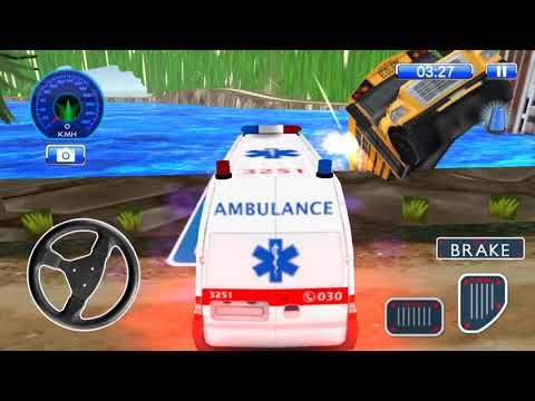 offroad ambulance rescue game 2020 #1 crazy ambulance in rescue the emergency - android gameplay