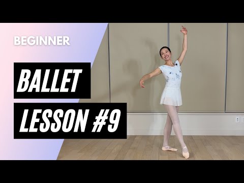 Beginner Ballet Class 9 || Online Ballet Lesson
