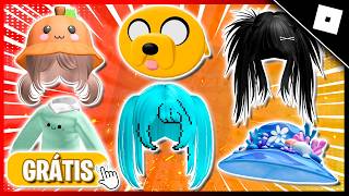 NOVO! COMO PEGAR 17 ITENS GRÁTIS NO ROBLOX - ITENS DE HALLOWEEN GRÁTIS NO ROBLOX