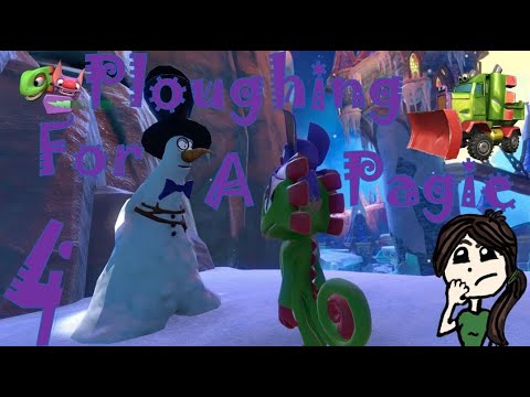 Sculpting With Grenades |Part 4 Yooka-Laylee: Glitterglaze Glacier Pre-Exp Pt A (Switch)