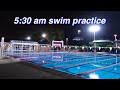 Come with me to 5:30AM swim practice!