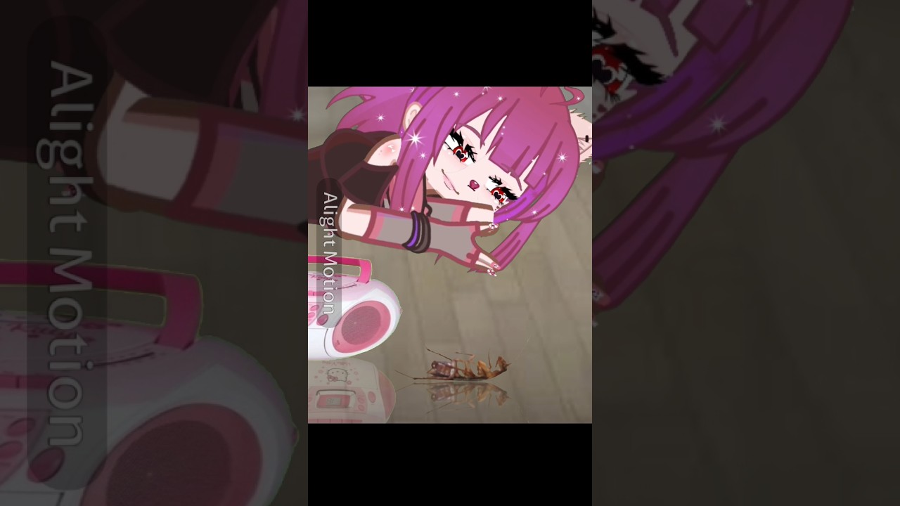 📻Cockroach meanwhile🪳//Cr:trend//#gacha#animation#cocroach#meme