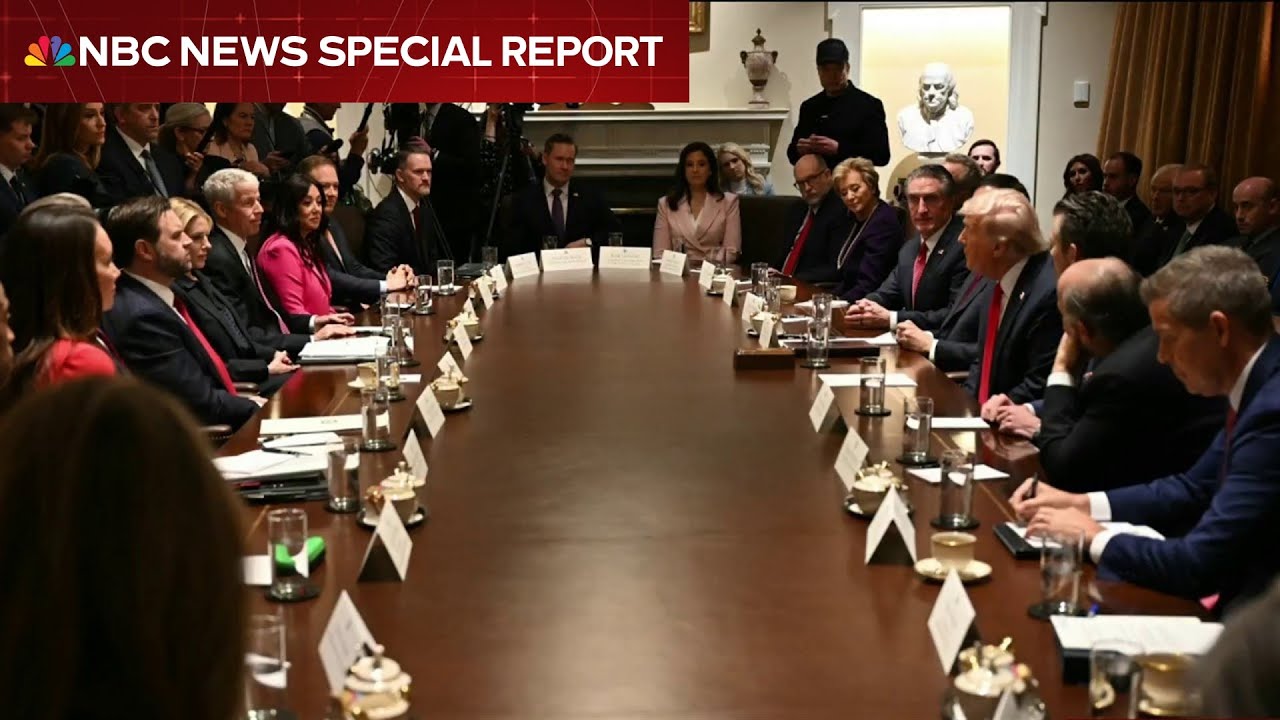 Special Report: Trump holds first Cabinet meeting