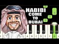 Habibi Come To Dubai Piano Tutorial Piano Notes Piano Online Pianotimepass Habibi Dubai