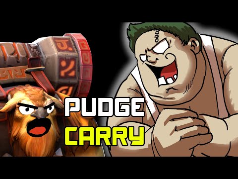 STRONG PUDGE Carry make earth shaker cry INSANE hooks |Pudge Dota 2
