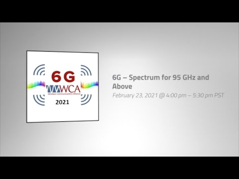 6G – Spectrum for 95 GHz and Above