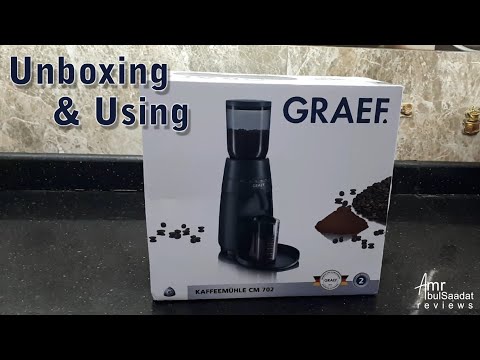How to use GRAEF Coffee Grinder ☕️ UNBOXING & Using