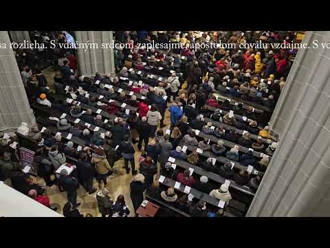 JKS 454 - Radosťou dnes cirkev spieva (Dóm sv. Alžbety)