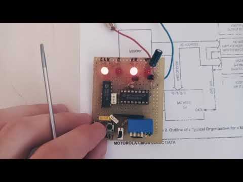 MC14500 1 BIT CPU DEMO