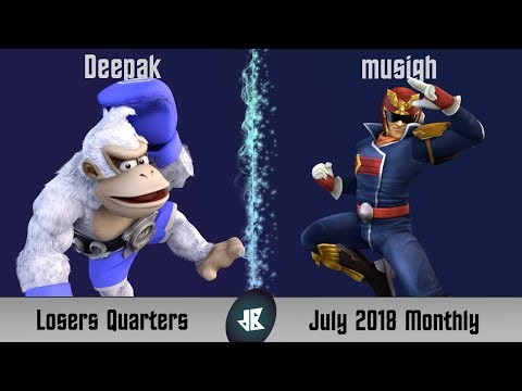 dB July 2018 Monthly - Deepak (Donkey Kong) vs musigh (Captain Falcon) - Losers Quarters