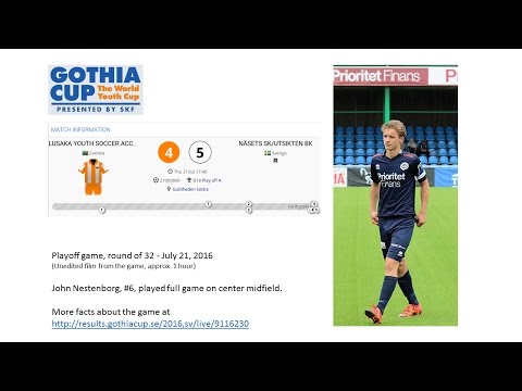 Gothia Cup: Lusaka Youth - Utsiktens BK 4-5