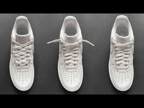 3 Ways to Lace Nike Air Force 1 | Best AF1 Lacing Styles