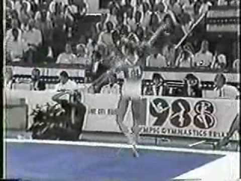 Melissa Marlowe - 1988 US Olympic Trials - Floor Exercise