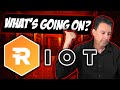 We Need Answers From $RIOT Riot Platforms…